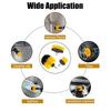 3pcs/set Drill Scrubber Brush Kit Car Brush Automobile Detailing Auto Care Hard Bristle Cleaning Tool For Auto Exterior Bat