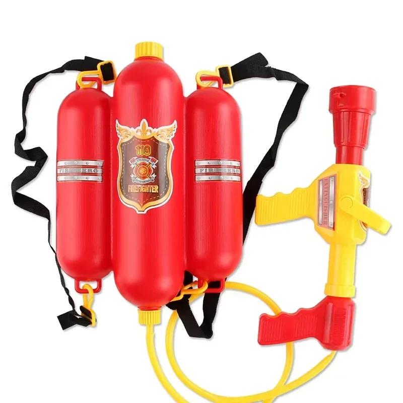 

Firefighter Backpack Water Blaster ideal for Children Playthings Tank Suitable Outdoor Engage With Boys Girls featuring Hose Super Squirt