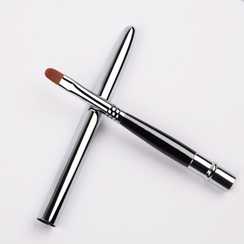 Lip brush, lipstick makeup brush, eyeshadow brush, soft bristle, portable makeup brush, beauty tool