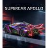 1/24 Apollo Project EVO Galvanisiert Supercar Legierung Muscle Car Modell Ton und Licht Kinderspielzeug Sammlerstücke Geburtstagsgeschenk