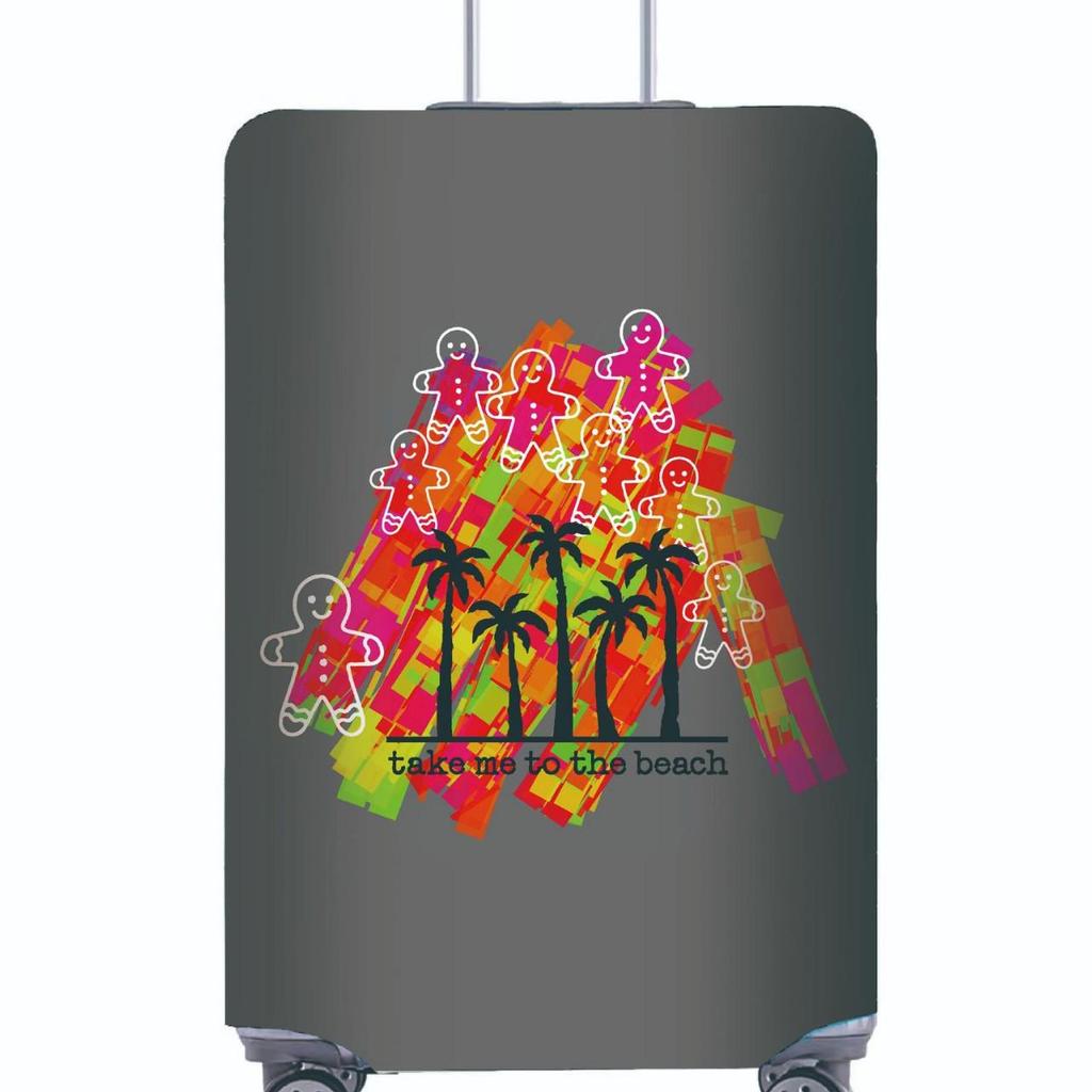 Durable Elastic Luggage Protector: Thick, Wear-Resistant Suitcase Cover (22/24/26 Inch), Customizable Logo
