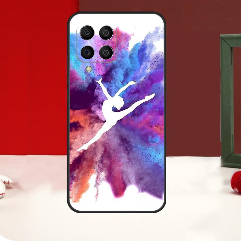 

Gymnastics Oil Painting Case For Samsung Galaxy M52 M32 M12 M54 M34 M14 M35 M56 M06 M55 M15 M11 M13 M16 M36 M31 M53 Samsung M13 4G