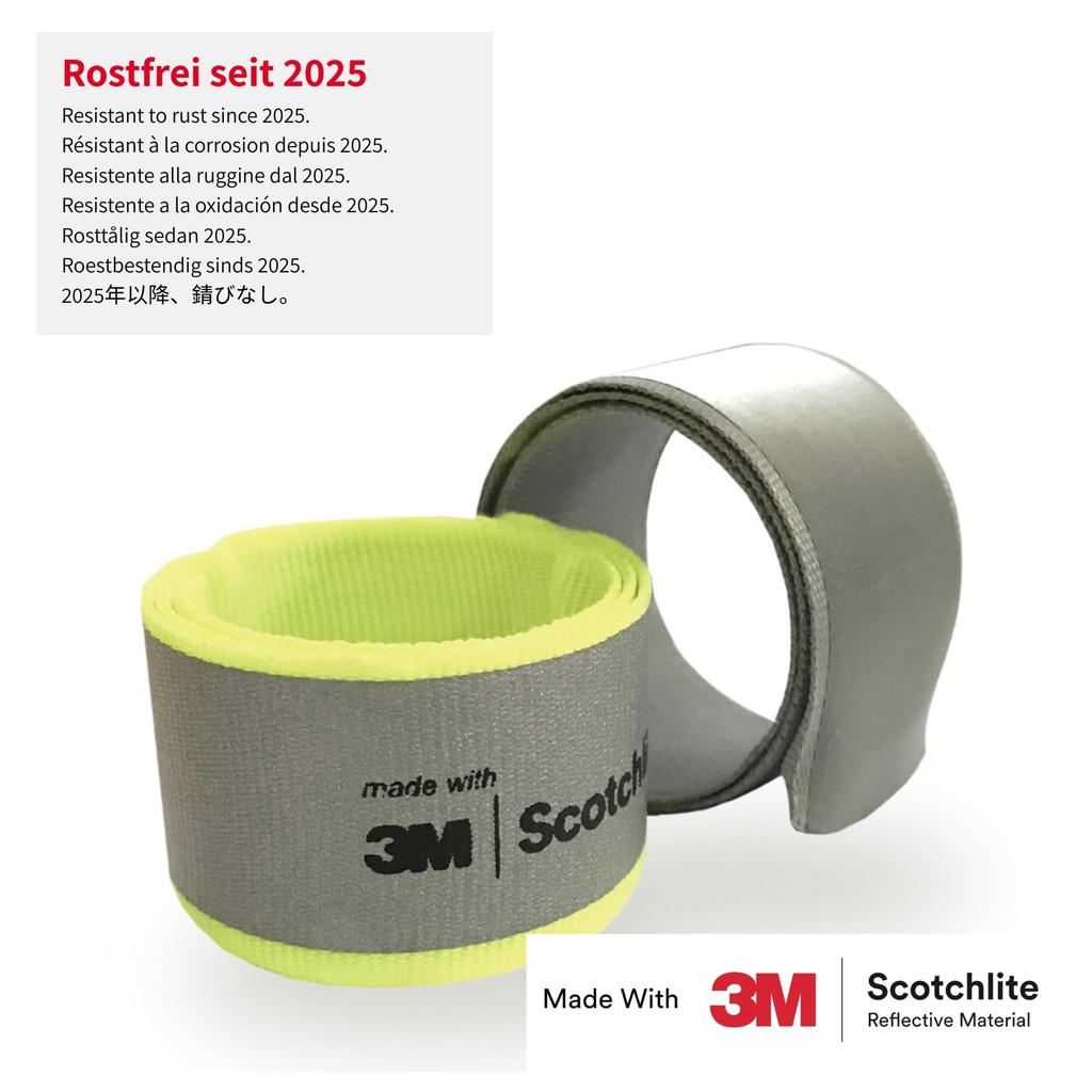 Salzmann Reflective Snap Band (Slap Wrap) | 3M Scotchlite reflective