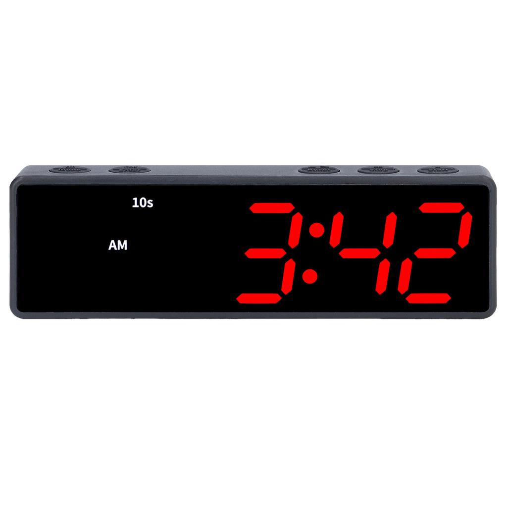 Trainings-Timer LED Digital-Timer Multifunktionale Elektronische Tischuhr für Schlafzimmer Fitness