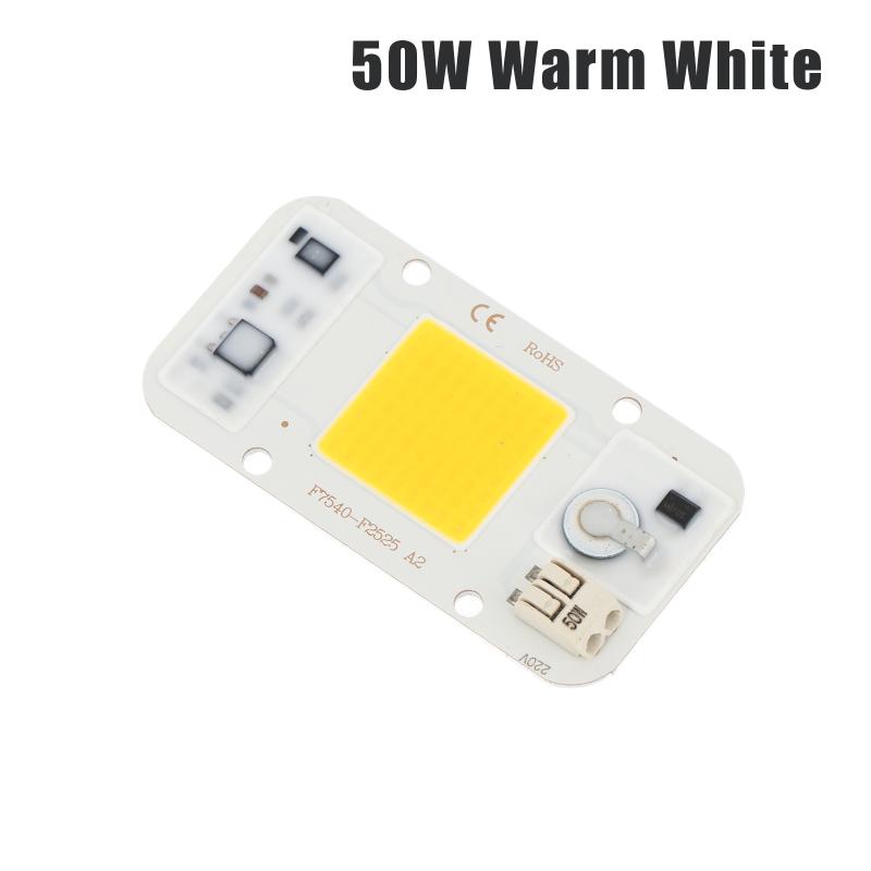 1PCS Plastic LED COB Chip For Grow Plant Light Full Spectrum 220V 20W 30W 50W For Indoor Plant Seedling Grow Flower