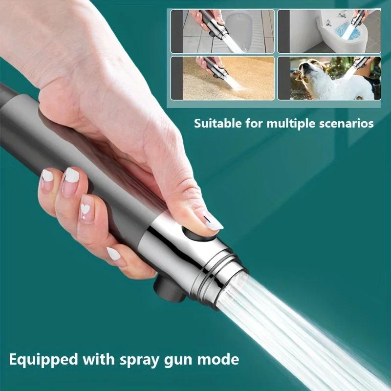 Shower showerhead High Pressure Shower Head One Button Water Stop Water Water Saving Adjustable 4 Mode Water Massage Shower Head