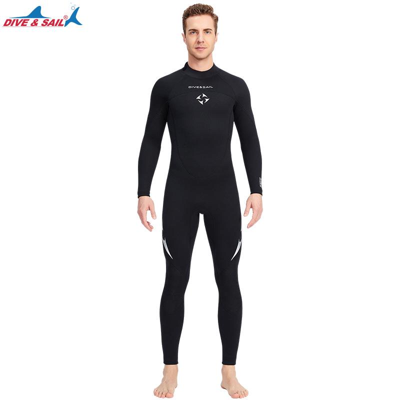 DIVE&SAIL 3MM Unisex Long-Sleeve Wetsuit for Diving & Surfing