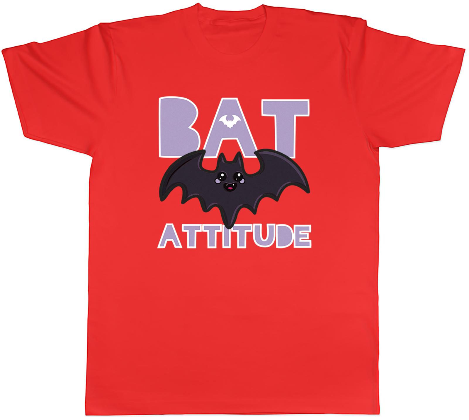 Funny Bat Attitude Unisexs TShirt Joke Bad Attitude Meme Tee Gift S