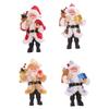 Santa Claus Doll Festive Charming Household Products Best Seller Resin Doll Pendant Standing Doll Lovely Beautiful Pendant Resin