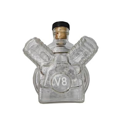 Sticlă de whisky Engine, meșteșug de înaltă calitate conceput special pentru decorarea barului de acasă, decantor de whisky Engine