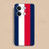 Red Blue Stripe Mobile Phone Case for Xiaomi Redmi Note 14 13 12 11 S Pro Plus 4G 5G Colorful Printing Cover Pretty Luxury Cover