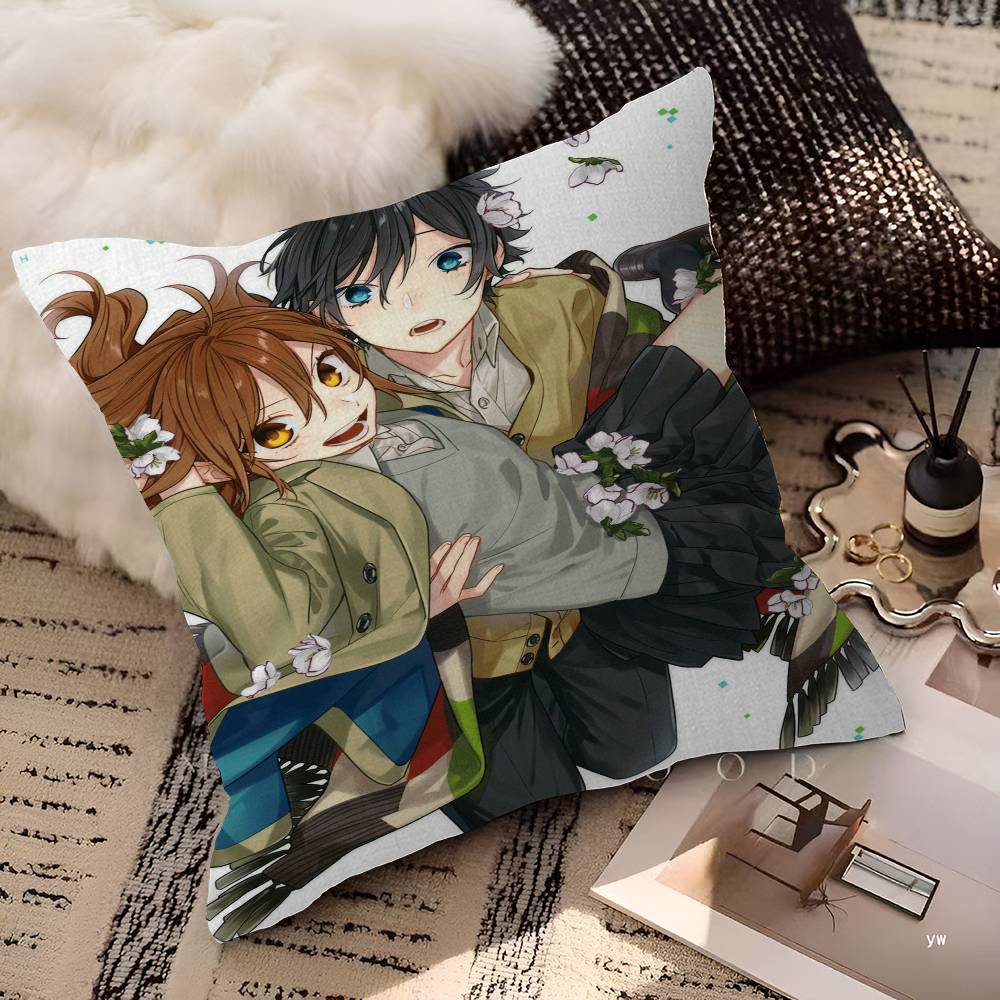 Anime Figure Horimiya Maple Design Cushion Cover Happy Autumn Harvest decor Holiday Decorati Pillow Cover