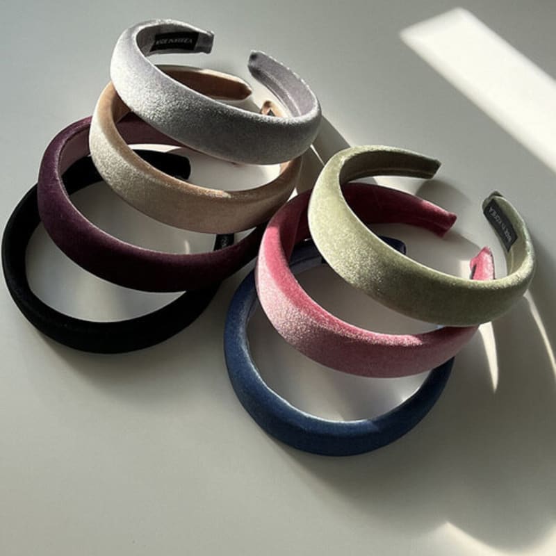 

mosxe Volume velvet hair band (7color) pink