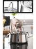 4L Stainless Steel Cat Water Fountain with Window, Automatic Filtration & Purification