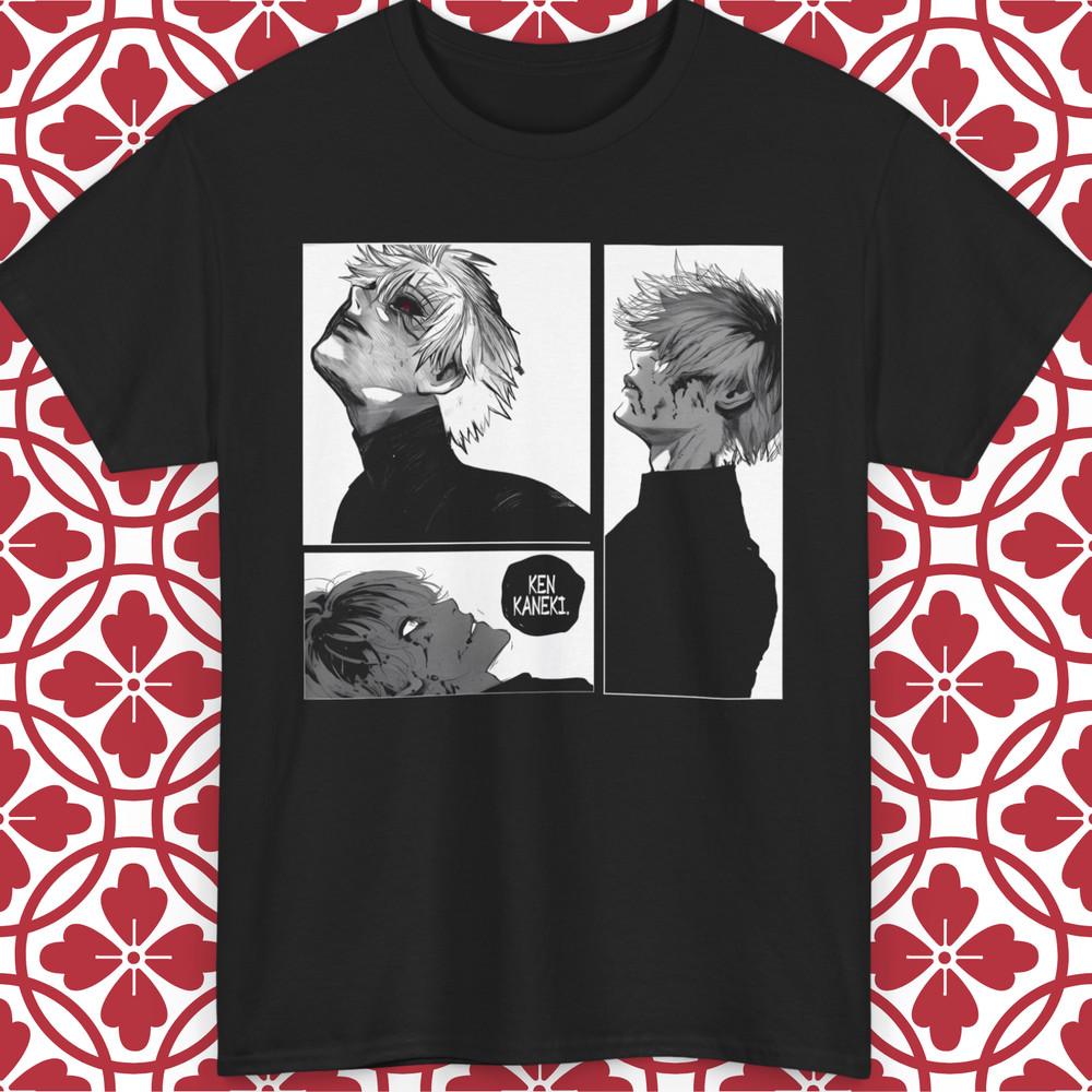 Ken Kaneki T-Shirt Tokyo Ghoul Anime All Sizes Graphic Unisex Tee S-5XL