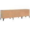 TV Stand Artisan Oak 150 X 30 X 45 Cm Engineered Wood and Iron