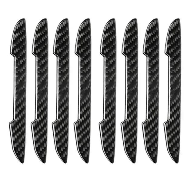 Car Door Carbon Fiber Anti-collision Protector Bar Stickers Rearew View Mirror Cover Protection StripSide Edge Protection Amagi