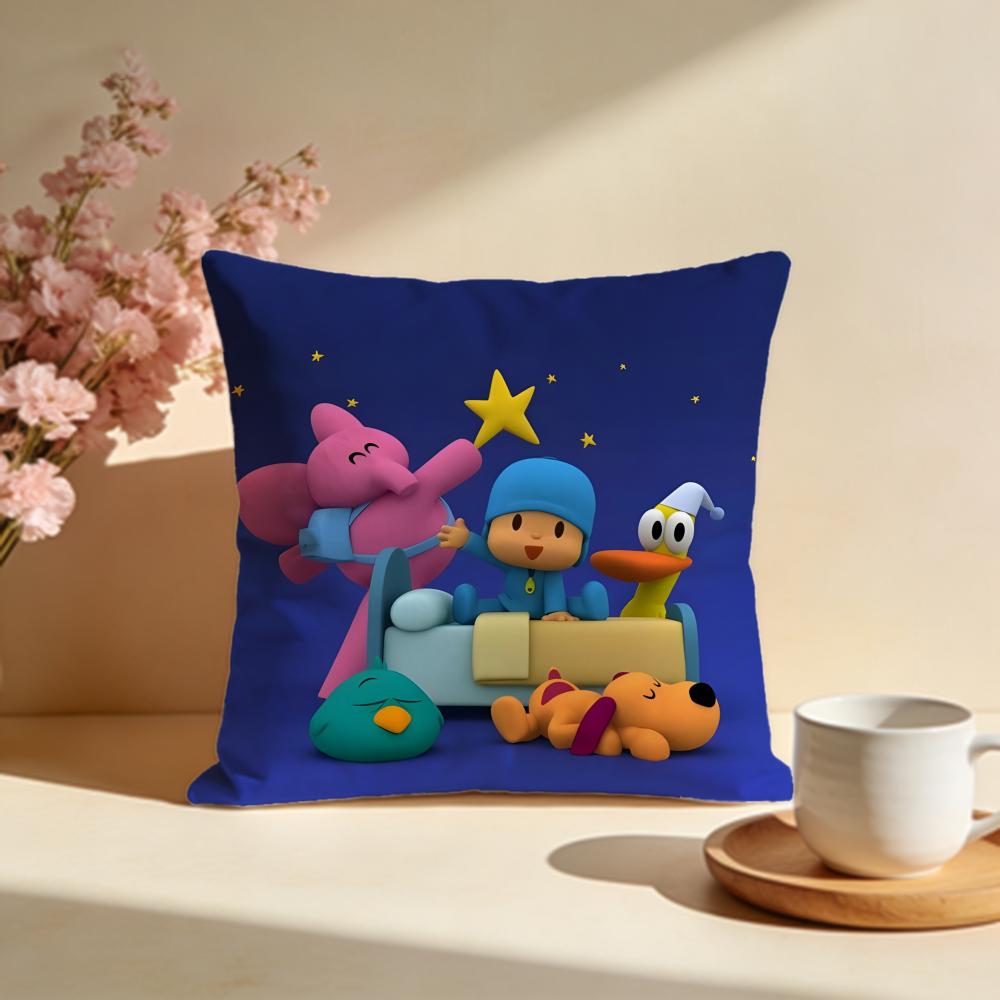 

Fashion P Pocoyoes Cushion Cover Stylish Washable Pillow Cover Ideal for Couch Bedroom Car Decoration 30X30cm