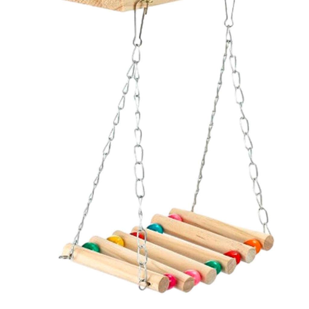 Bird Perch Toy Parrot Bite Toy Parrot Playstand Platform Multiuse for Budgie African Grey Parrot Hummingbird Macaw Supplies