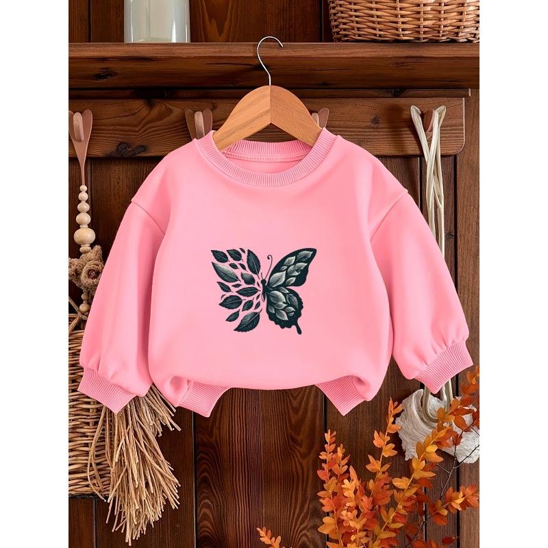 Kids Sweatshirt Unique And Stylish Print Pattern, Comfortable And Easy Spring And Autumn Lightweight Sweatshirt