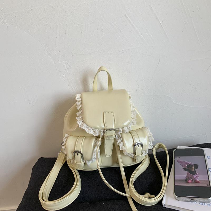 Multi-pocket Bag Sweet Lace Mochila Fashion Mini Mochilas Mujer Lightweighte Portable Backpacks Backpack Bags for Woman