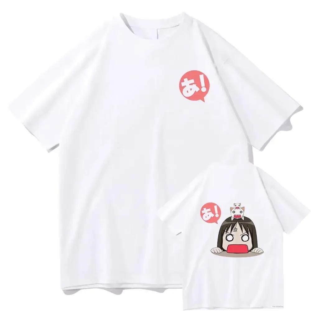 Damen Sweatshirt Sommer Tops Anime Azumanga Daioh T-Shirt Damen Chibi und Chiyo Chan's Sommer Kurzarm Harajuku Casual
