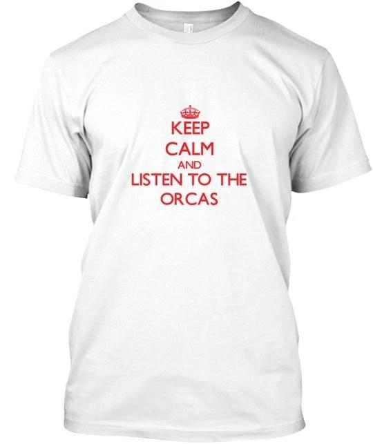 

Keep Calm Orcas TTshirt Made in the USA Size S to 5XL XL