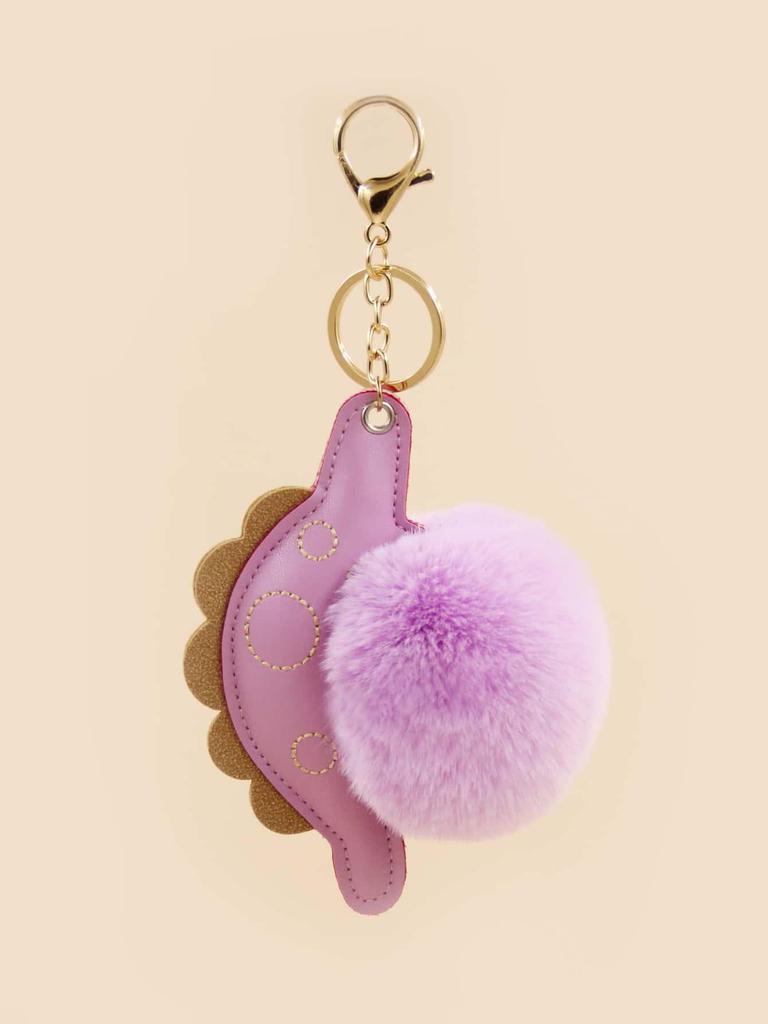 Cross-border Cartoon Keychain: Cute Animal Plush Ball Pendant for Handbags & Cars