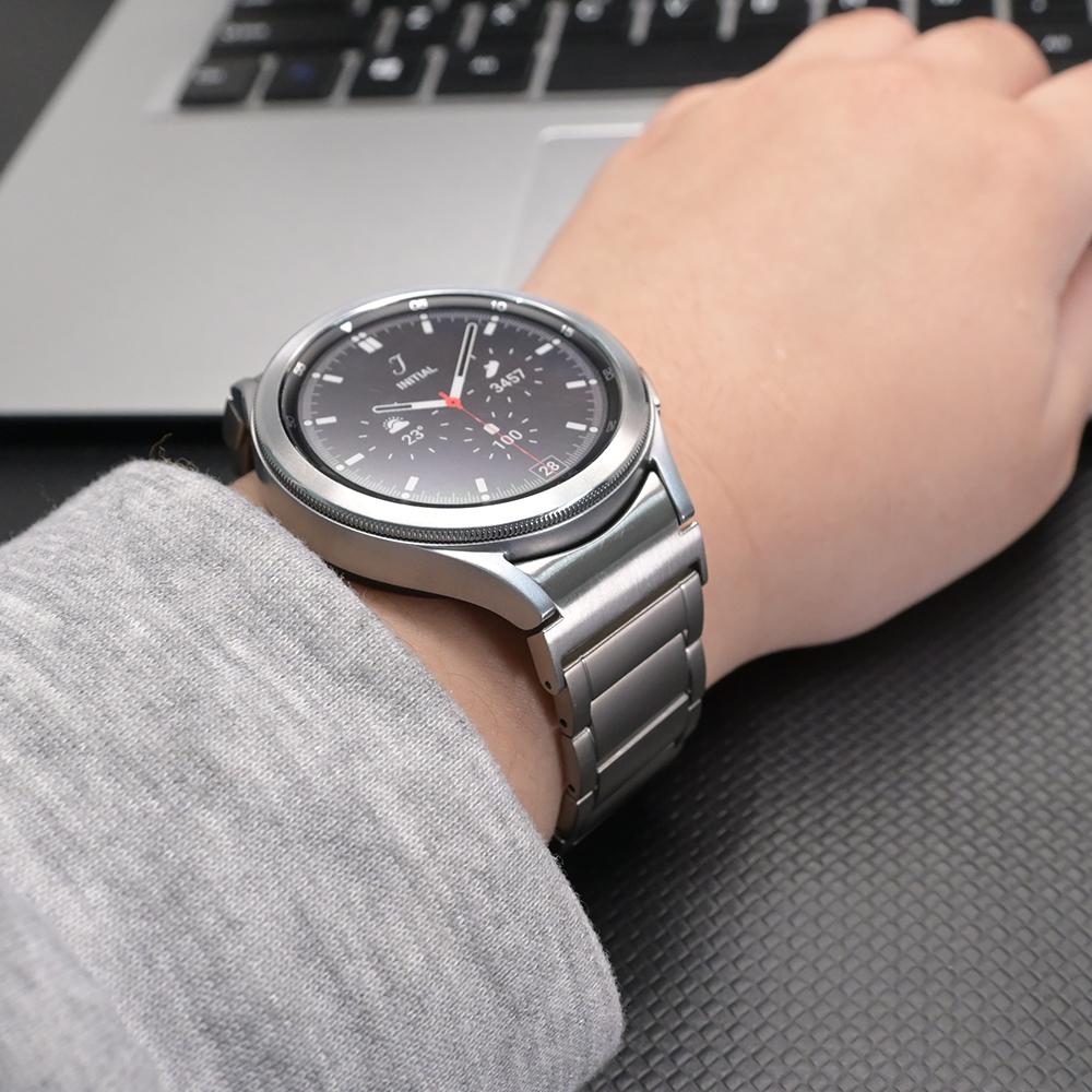 Titanium Strap for Samsung Galaxy Watch 6 Classic 47mm 43mm 7 6 5 4 44mm 40mm 5 Pro 45mm FE 4 Classic 46mm 42mm Wrist Bracelet