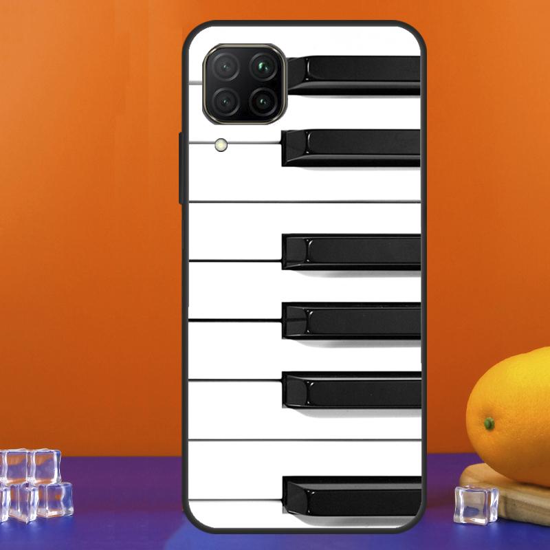 Piano keys Vintage Music Notes For Huawei Nova 7i 8i 11i 12i 12s 9 10 SE Y91 Y90 Y60 Y70 Y72 Y61 P30 P40 Lite P60 Pro Case
