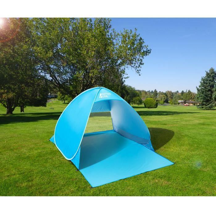 Active era tente de plage pop up déployable - protection solaire uv upf 50+ - comprend un sac de transport et des piquets de tente