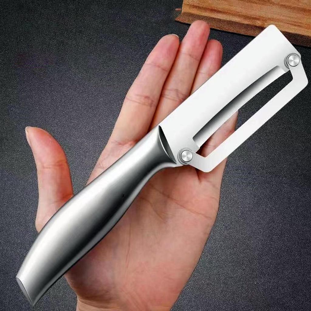 Stainless Steel Peeler Stainless Steel Portable Scraper With Bottle Opener Kitchen Appliances For Fruit Potato Lemon Home House