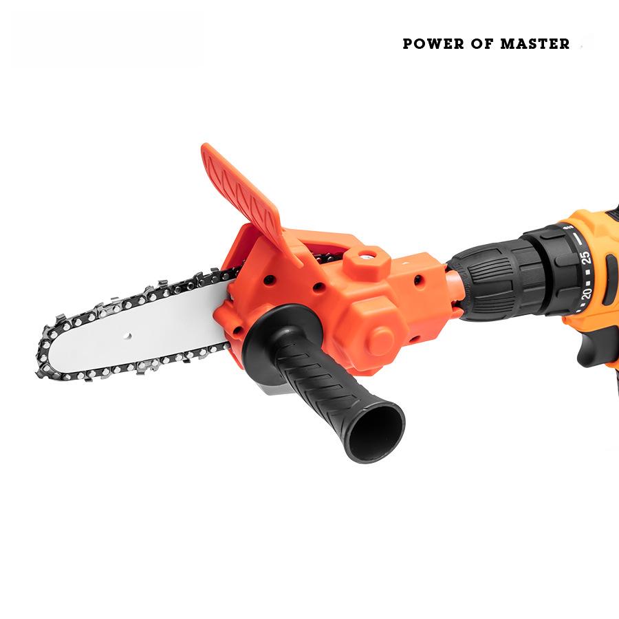 HILDA Electric Chain Saw & Drill: Portable Woodworking & Gardening Pruning Tool