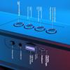 Marquee Luminous Mini Sound Blaster Audio Desktop Strip Portable Subwoofer High Power Bluetooth Speaker