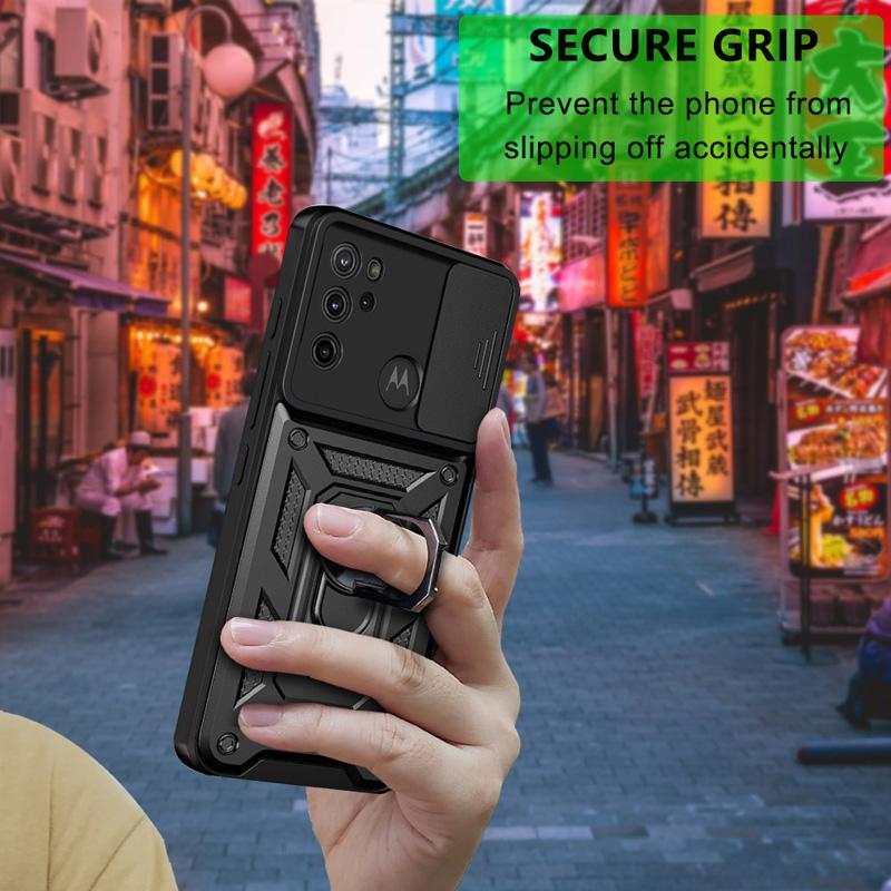 Pouzdro pro Motorola Mote G60 G53 G10 G20 G30, vysouvací fotoaparát, nárazuvzdorné brnění pro Moto G50 G51 G52 G71 G73 G13G100 G200