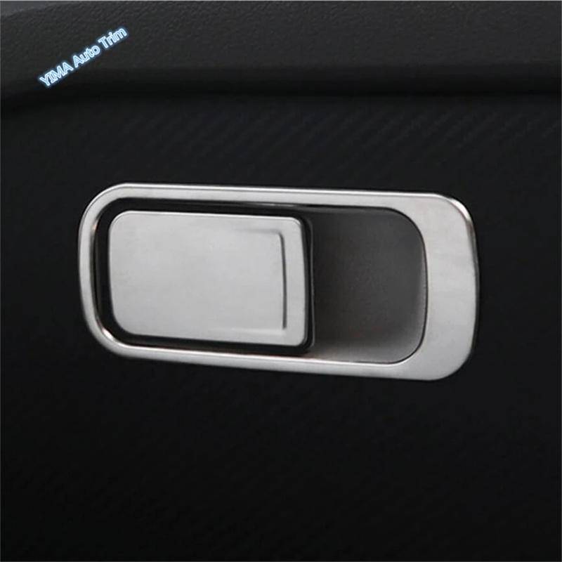Silver Car Window Lift / Head Light Adjust / Glove Box Handle Panel Cover Trim For VW Volkswagen T-Cross - Accessories