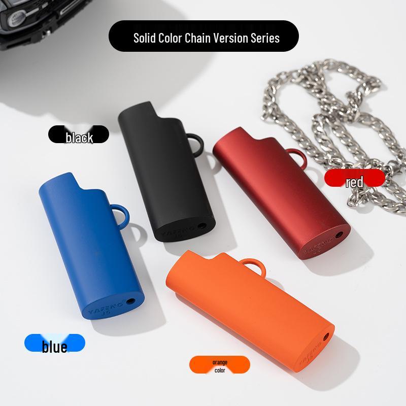 **J5 Bic Retro Mini Metal Lighter Set - Creative Fireworks Shell Design**