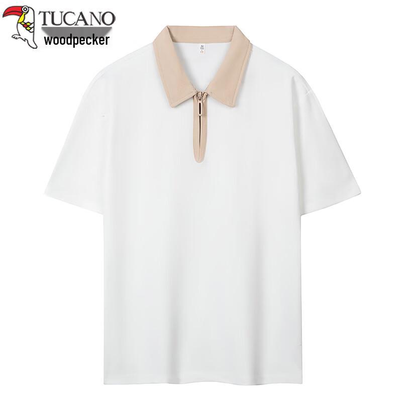 Men s Breathable Half-Placket Polo Shirt XL