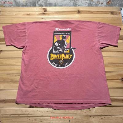 Vintage 1995 Fanny Mae 8th Annual Rock N Roll Power Party T Shirt Usa Made 2x Vintage Fashion Casual Graphic Comfortable