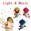 Hai Baby Licht Singendes Plüschtier Musikpuppe Englisches Lied Geschenk Für Kinder Spielzeug