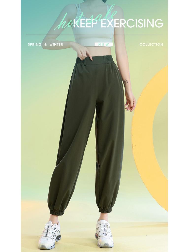 2025 Women's Fleece-Lined High-Waist Winter Sweatpants, Straight-Leg, Cuffed Casual Style