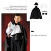 Alasum Kids' 4-Piece Magician Costume Set, Includes Top Hat, Bow Tie, Cape, and Gloves, Prop Suit, and Magic Supplies, Perfect as a Birthday Gift