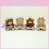 Bear Cute Teddy Doll Little Di Plush Toy  Keychain Backpack Pendant Decoration Gift