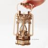 Ury 3D Wooden Puzzle Lantern Diy Vintage Light Bedside Lamp Model Assembly Building Kits Desk Decoration Gift For Teens Adult