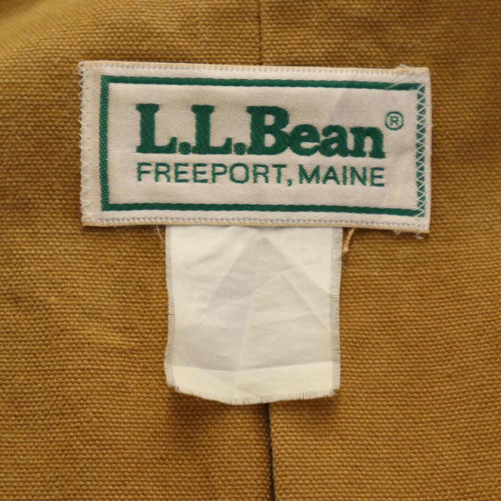 L.L.Bean 80s vintage Hunting jacket Camel Corduroy Collar Outdoor Men's Used