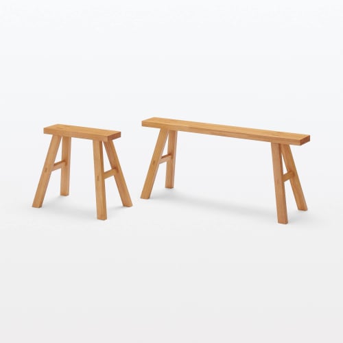 MUJI Wooden Bench Large 12841043