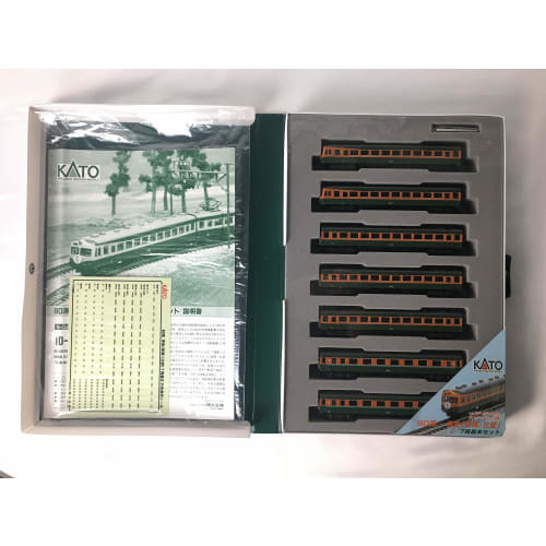 

KATO N Gauge 80 Series Semi-Express Tokai/Hiei Basic 7-Car Set 10-379 Model Train