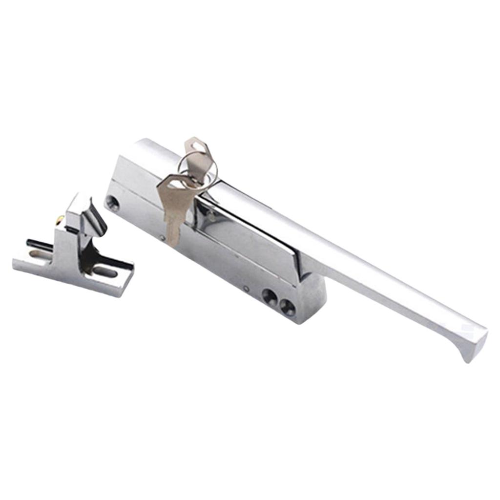 Adjustable Cold Storage Door Handle Set for Walk In Freezers & Refrigerators Secure Latch System for Commercial Use