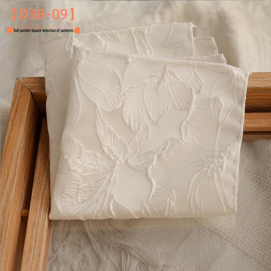 Mouchoir de poche pour costume trois-dimensions au design rétro de luxe