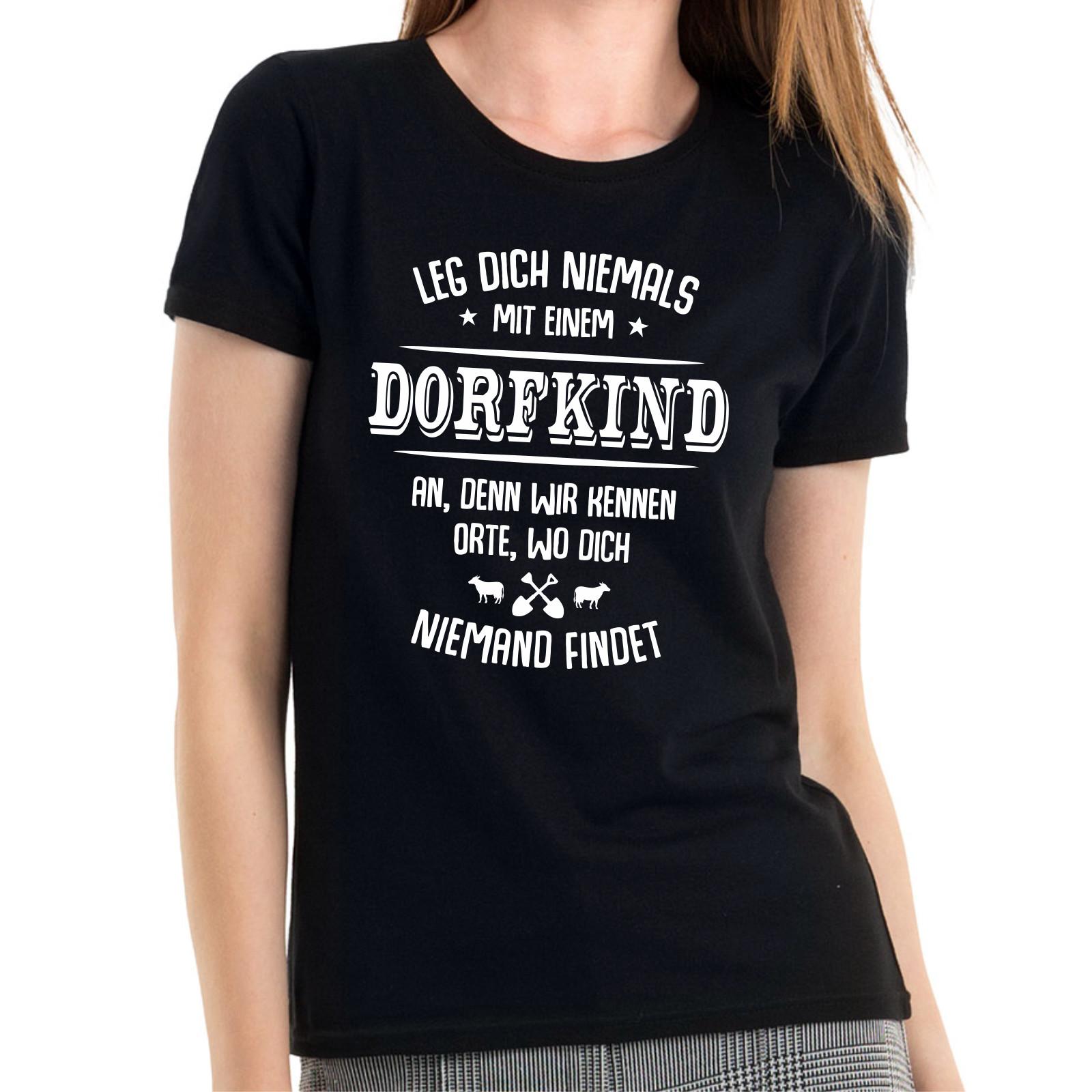 Leg Never With A Dorfkind Fun Said Comedy Women Girlie T-Shirt Mens Womens Tees Top L